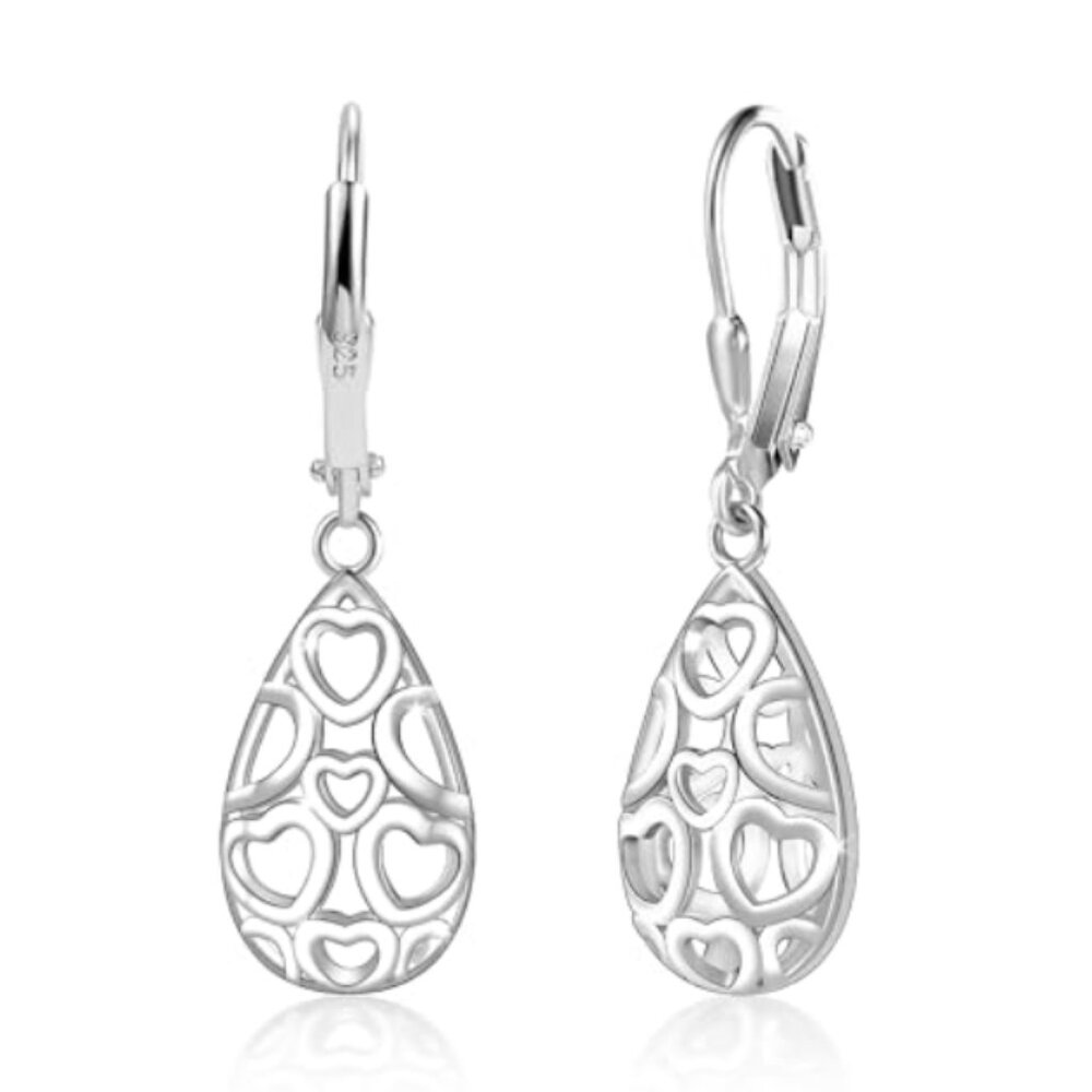 925 Sterling Silver Teardrop Earrings